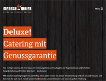 Tablet Screenshot of mensch-maier-catering.de